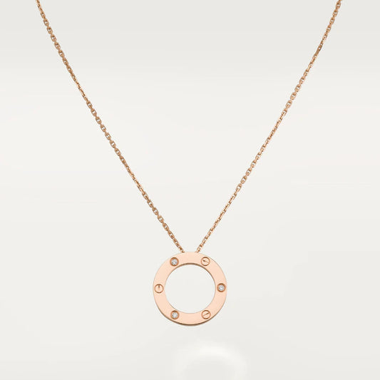 [Psychic Jewelrys]LOVE NECKLACE 16MM 3 DIAMONDS