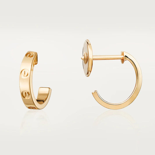 [Psychic Jewelrys]LOVE EARRINGS 2.65MM PINK GOLD