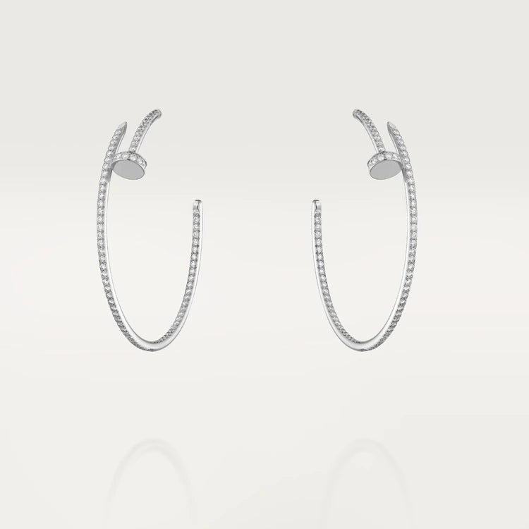 [Psychic Jewelrys]JUSTE EARRINGS FULL DIAMONDS 1.8MM