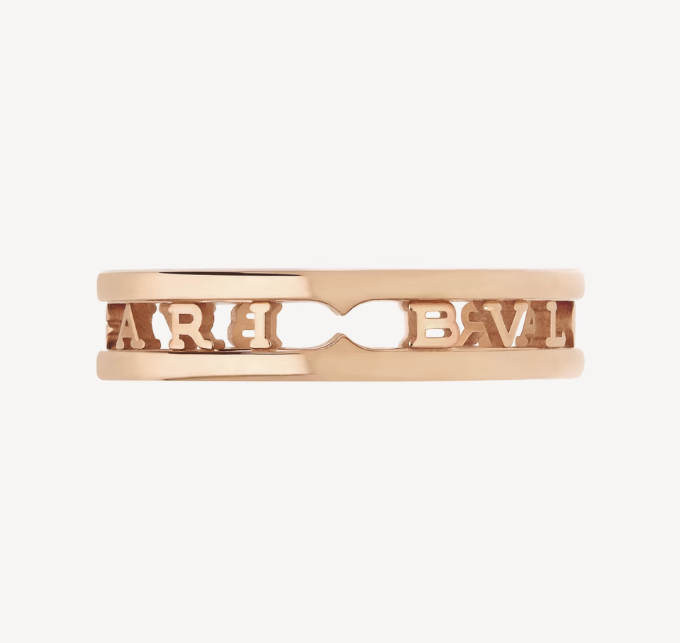 [Psychic Jewelrys]ZERO 1 ONE-BAND WITH OPENWORK LOGO SPIRAL RING