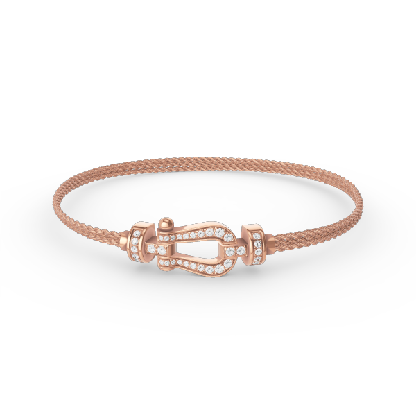 [Psychic Jewelrys]FORCE SMALL HORSESHOE  DIAMOND CHAIN ROPE BRACELET