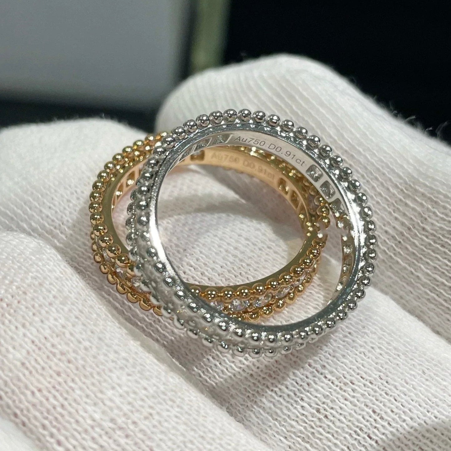 [Psychic Jewelrys]PERLEE DIAMOND SILVER RING