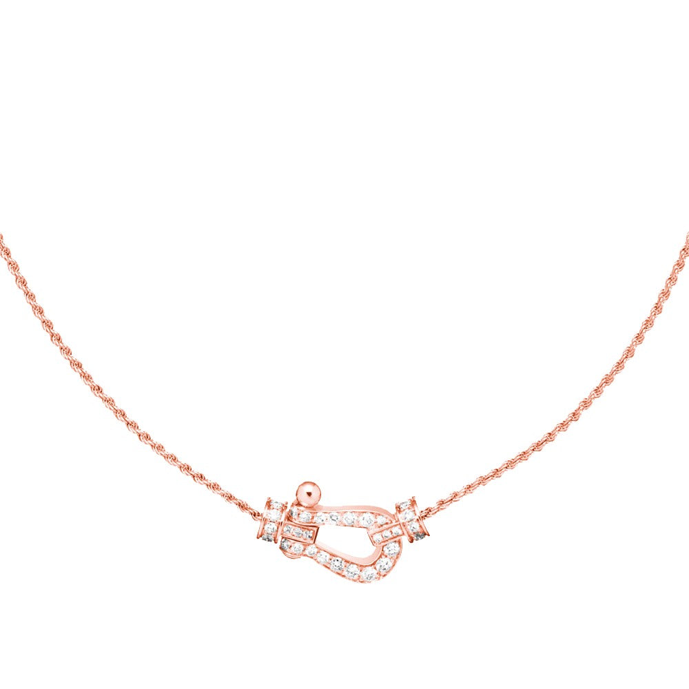 [Psychic Jewelrys]FORCE 10 PINK GOLD DIAMOND NECKLACE