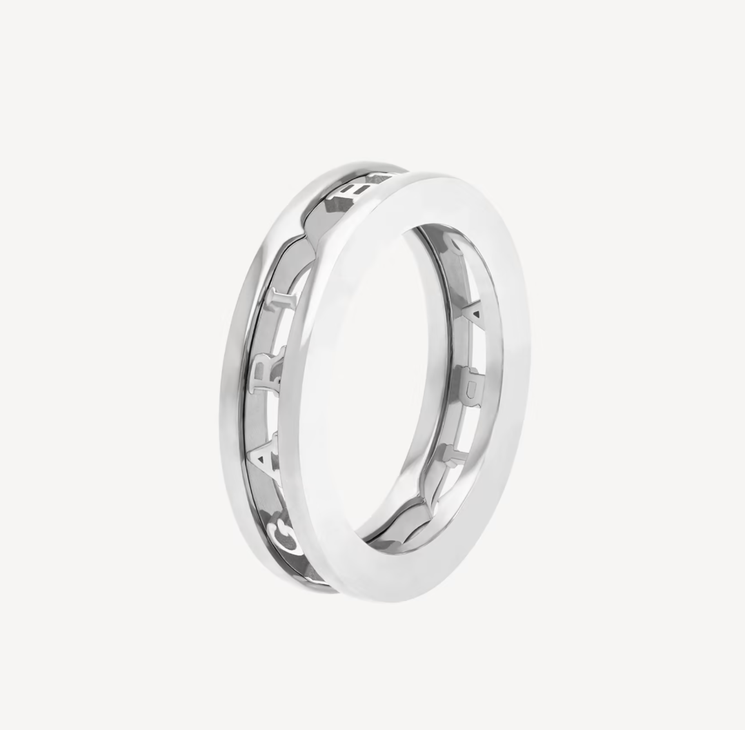[Psychic Jewelrys]ZERO 1 ONE-BAND WITH OPENWORK LOGO SPIRAL RING
