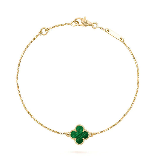[Psychic Jewelrys]CLOVER BRACELET MALACHITE 1 MOTIF
