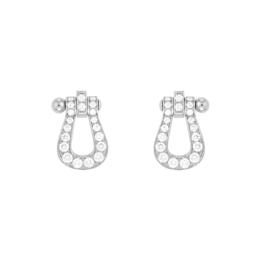 [Psychic Jewelrys]FORCE 10 FULL DIAMOND STUD EARRINGS MINI MODEL