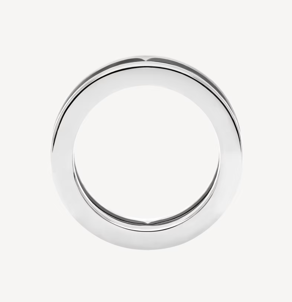 [Psychic Jewelrys]ZERO 1 ONE-BAND WITH OPENWORK LOGO SPIRAL RING