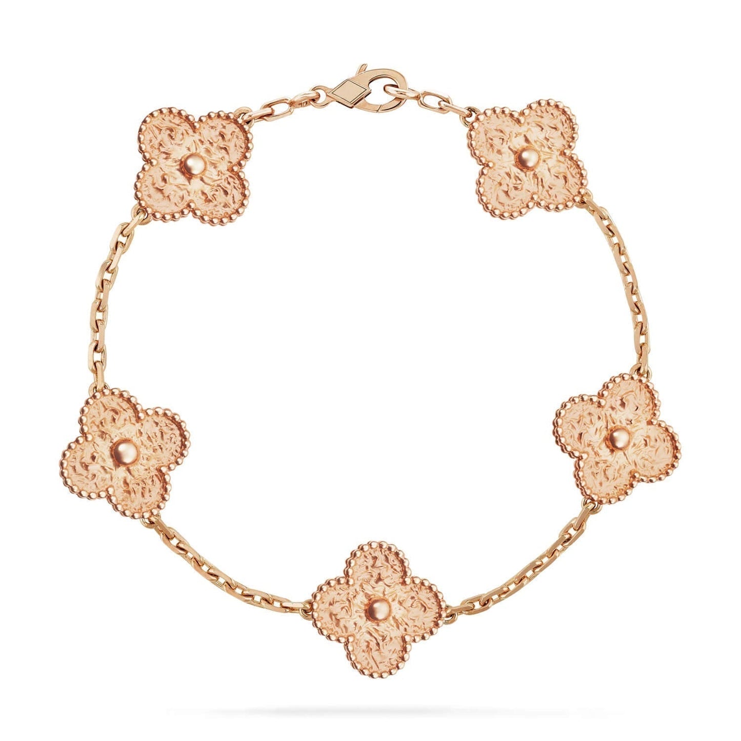 [Psychic Jewelrys]CLOVER 5 MOTIFS BRONZING BRACELET