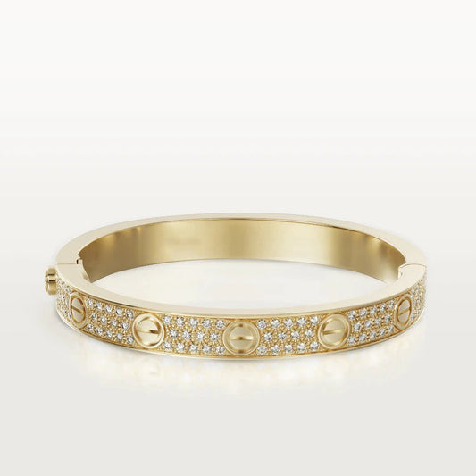 [Psychic Jewelrys]LOVE BRACELET 6.1MM DIAMOND-PAVED