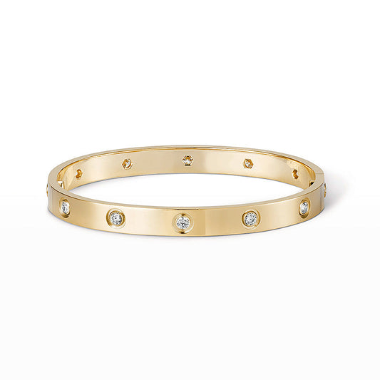 [Psychic Jewelrys]LOVE BRACELET 6.1MM 10 DIAMONDS