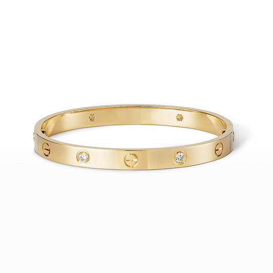 [Psychic Jewelrys]LOVE BRACELET 6.1MM 4 DIAMONDS