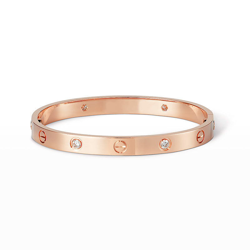 [Psychic Jewelrys]LOVE BRACELET 6.1MM 4 DIAMONDS