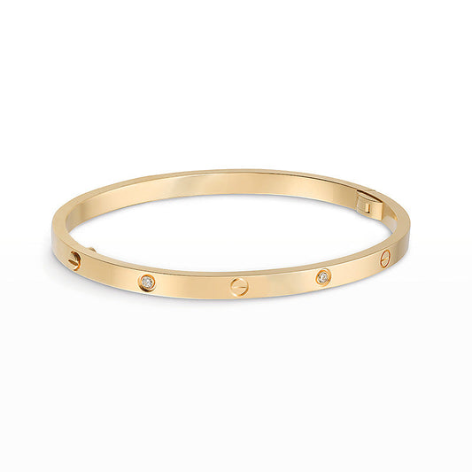 [Psychic Jewelrys]LOVE BRACELET 3.65MM 6 DIAMONDS