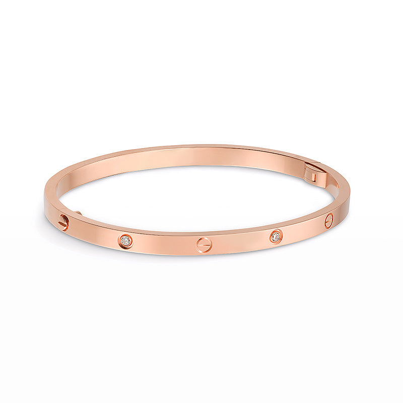 [Psychic Jewelrys]LOVE BRACELET 3.65MM 6 DIAMONDS