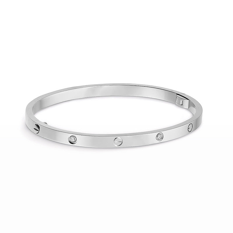 [Psychic Jewelrys]LOVE BRACELET 3.65MM 6 DIAMONDS