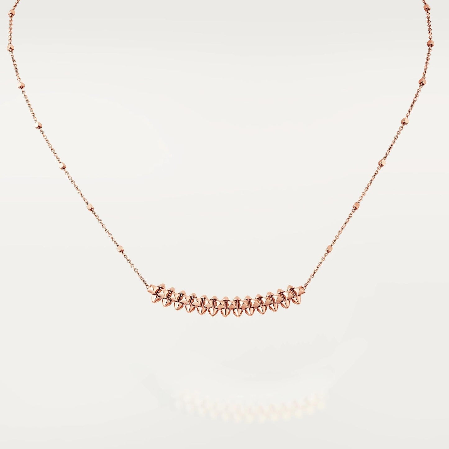 [Psychic Jewelrys]CLASH PINK GOLD NECKLACE