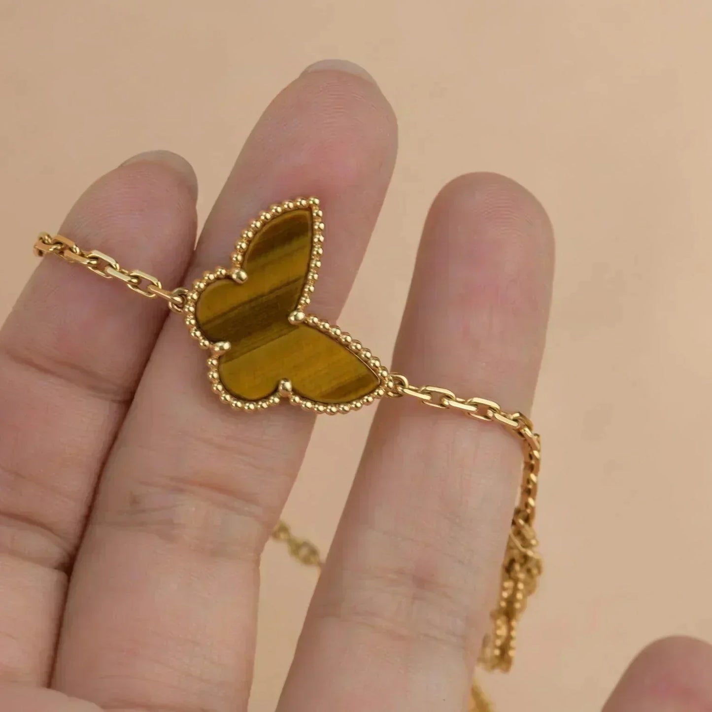[Psychic Jewelrys]LUCKY SPRING 5 MOTIF GOLD BRACELET