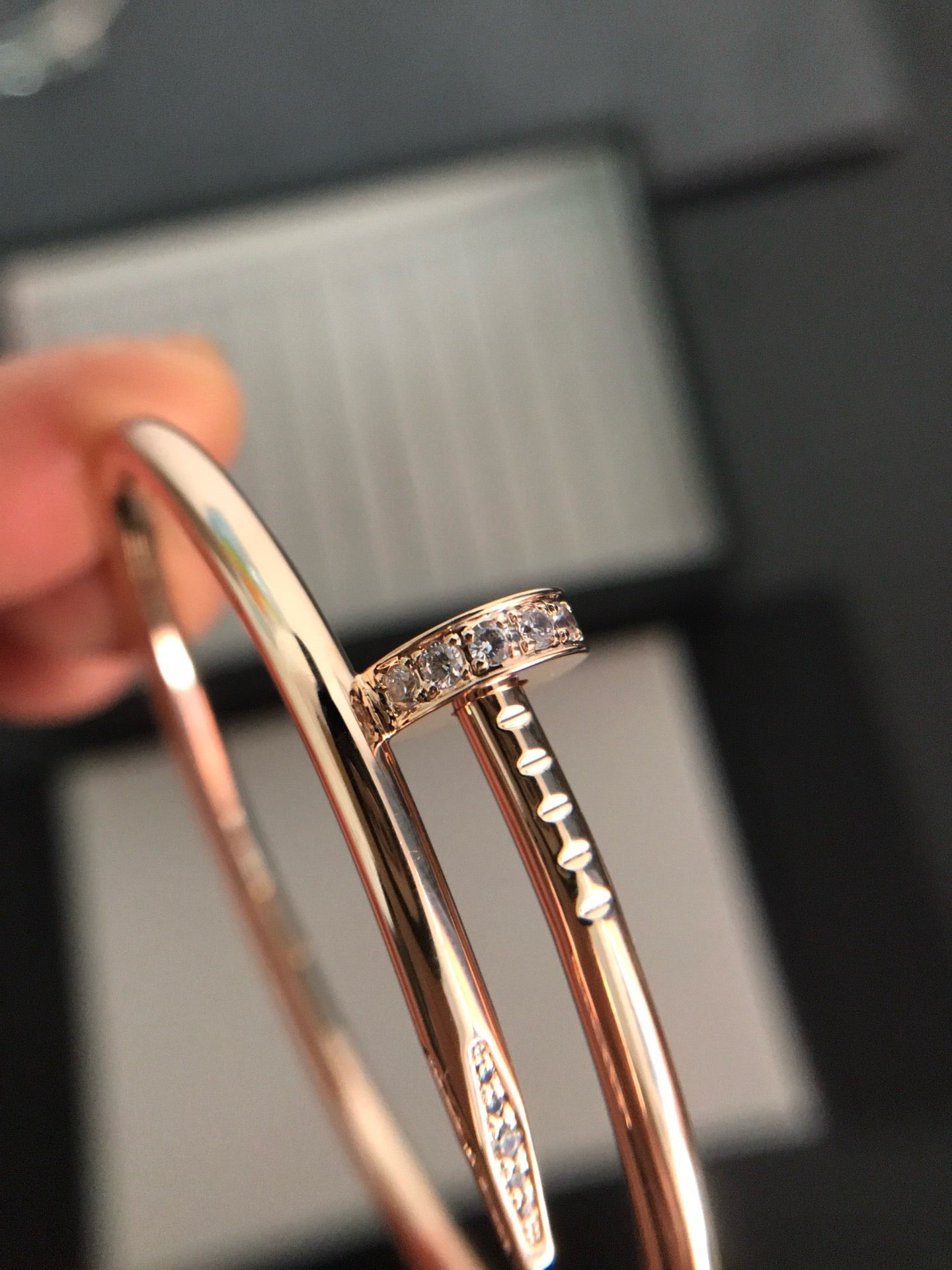 [Psychic Jewelrys]JUSTE BRACELET 3.5MM DIAMONDS