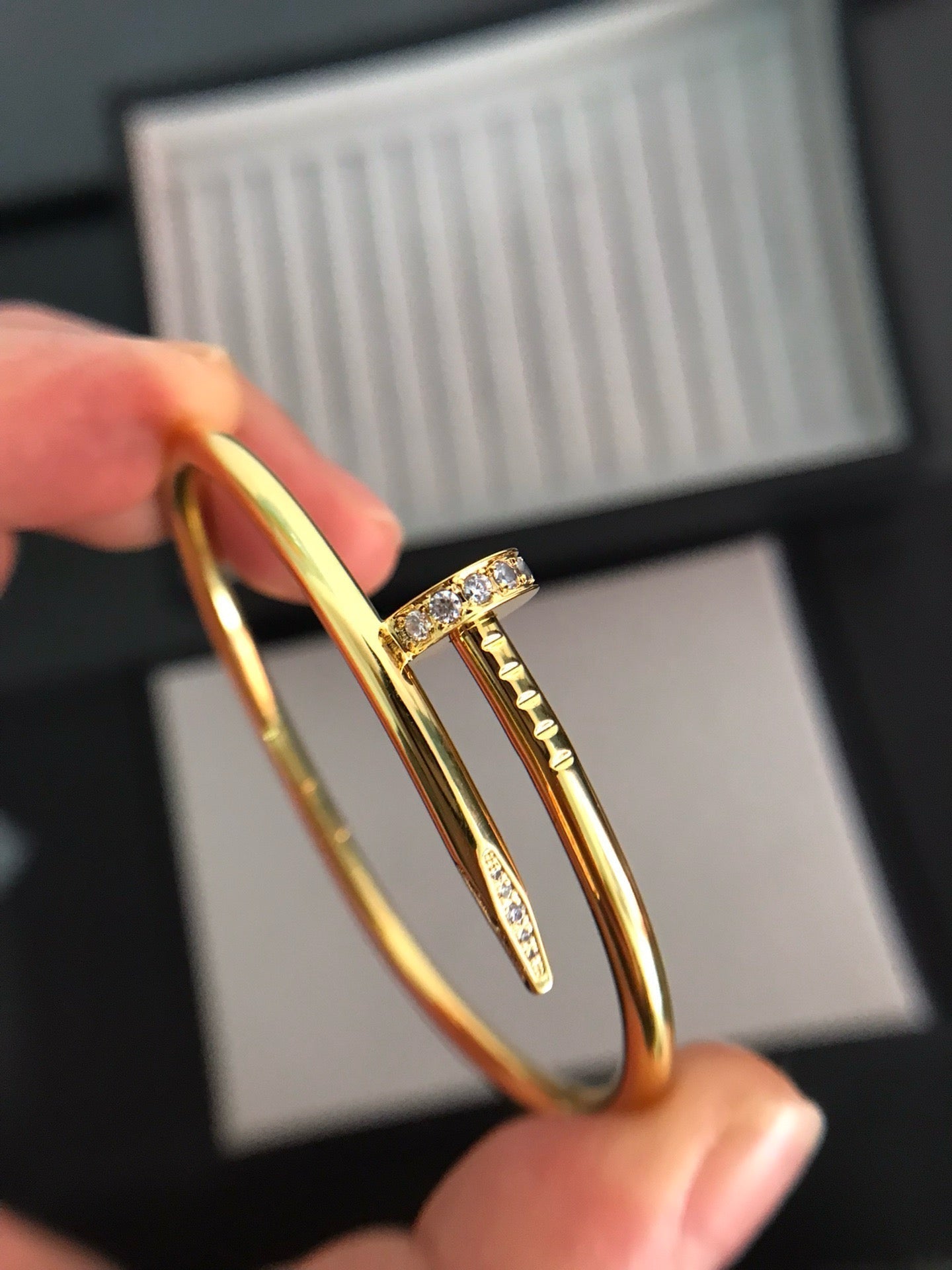 [Psychic Jewelrys]JUSTE BRACELET 3.5MM DIAMONDS