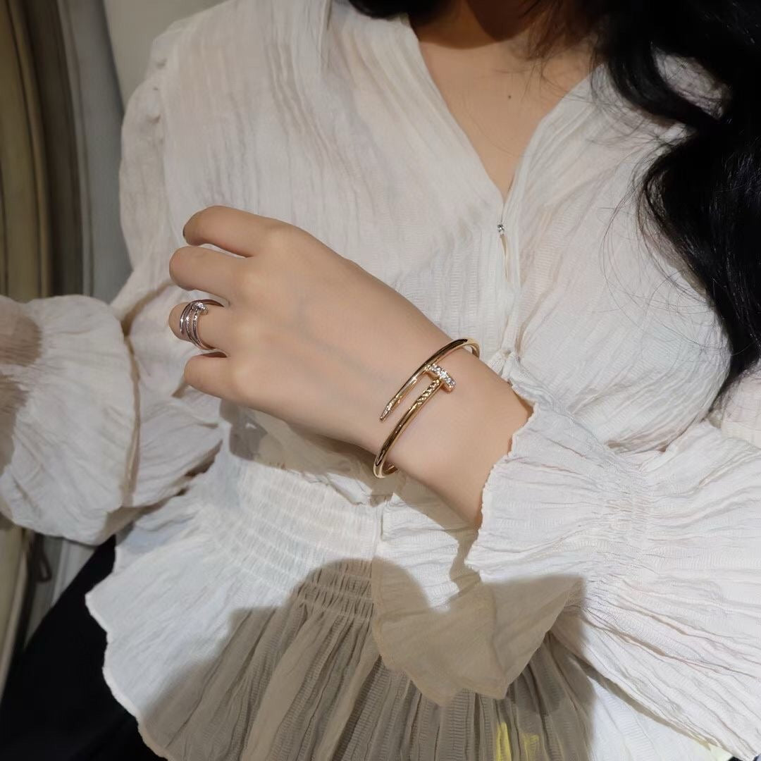 [Psychic Jewelrys]JUSTE BRACELET 3.5MM DIAMONDS