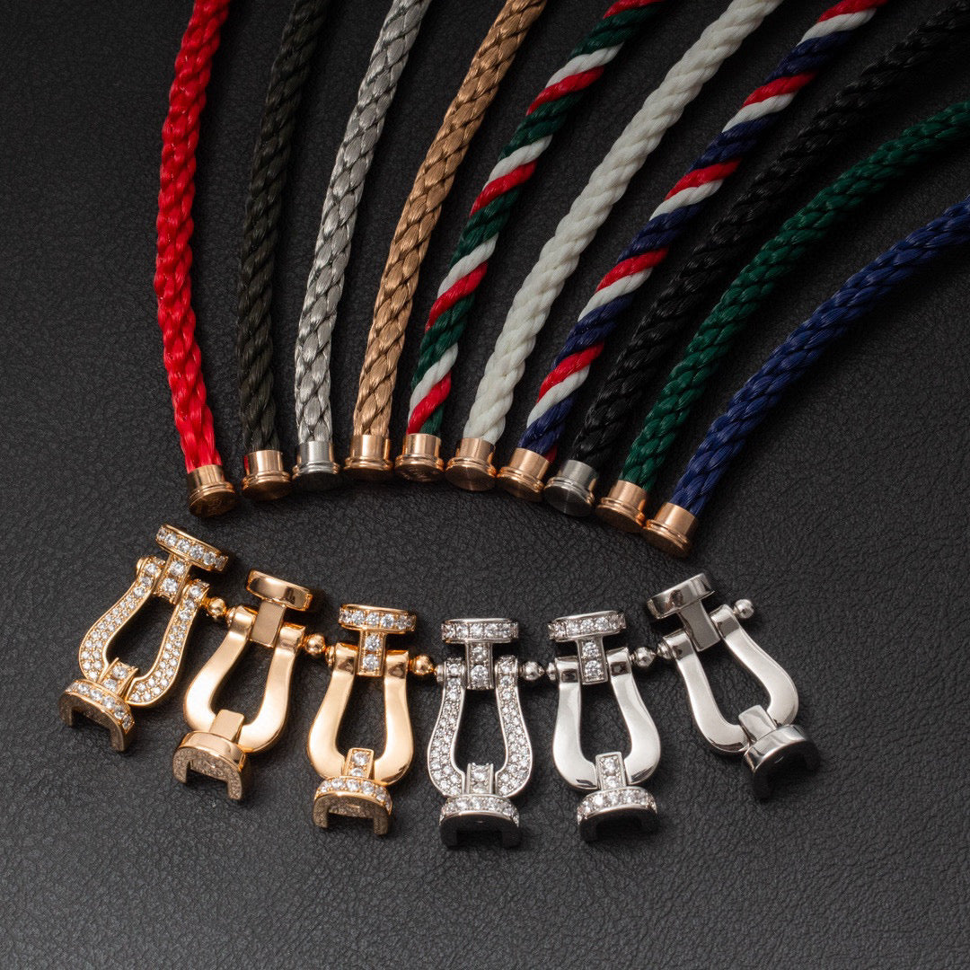 [Psychic Jewelrys]FORCE LARGE HORSESHOE NO DIAMOND BRACELET SILVER