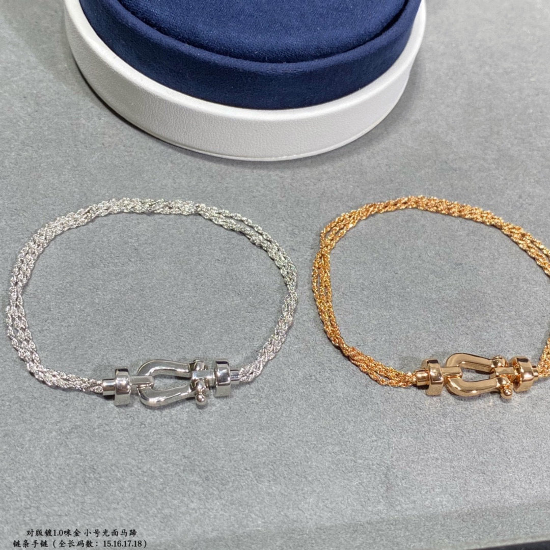 [Psychic Jewelrys]FORCE SMALL HORSESHOE  DIAMOND CHAIN ROPE BRACELET