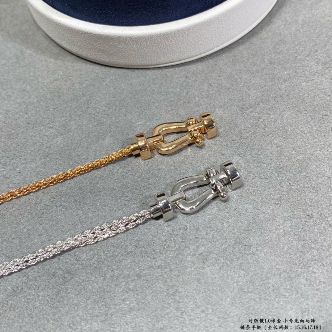 [Psychic Jewelrys]FORCE SMALL HORSESHOE  DIAMOND CHAIN ROPE BRACELET