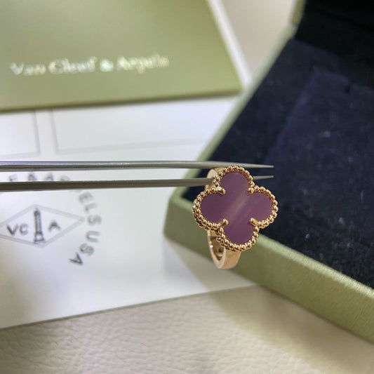 [Psychic Jewelrys]CLOVER  PURPLE VIOLET RING