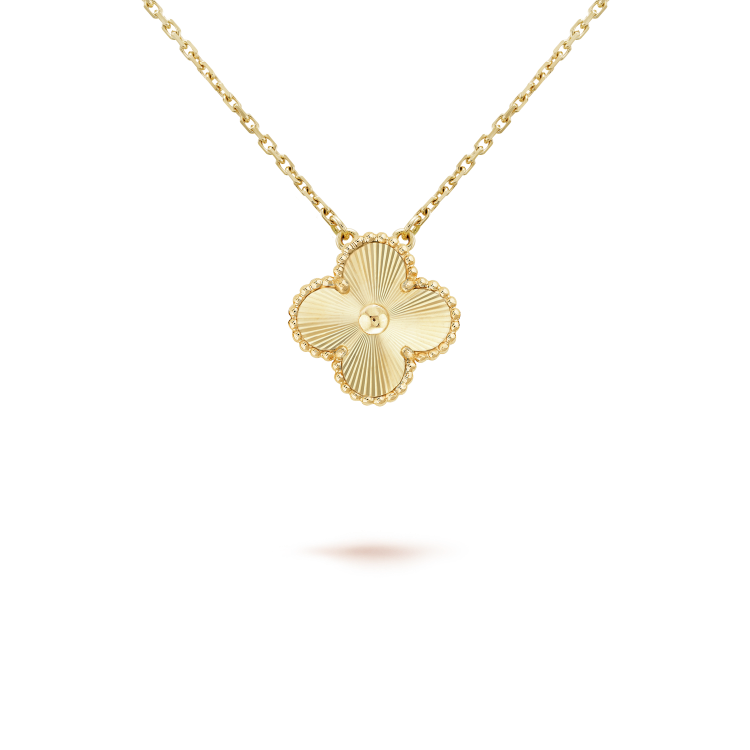 [Psychic Jewelrys]CLOVER 15MM LASER NECKLACE