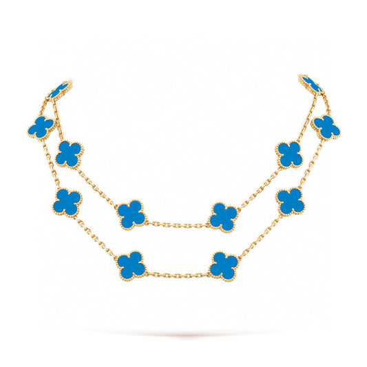 [Psychic Jewelrys]CLOVER 20 MOTIFS TURQUOISE GOLD