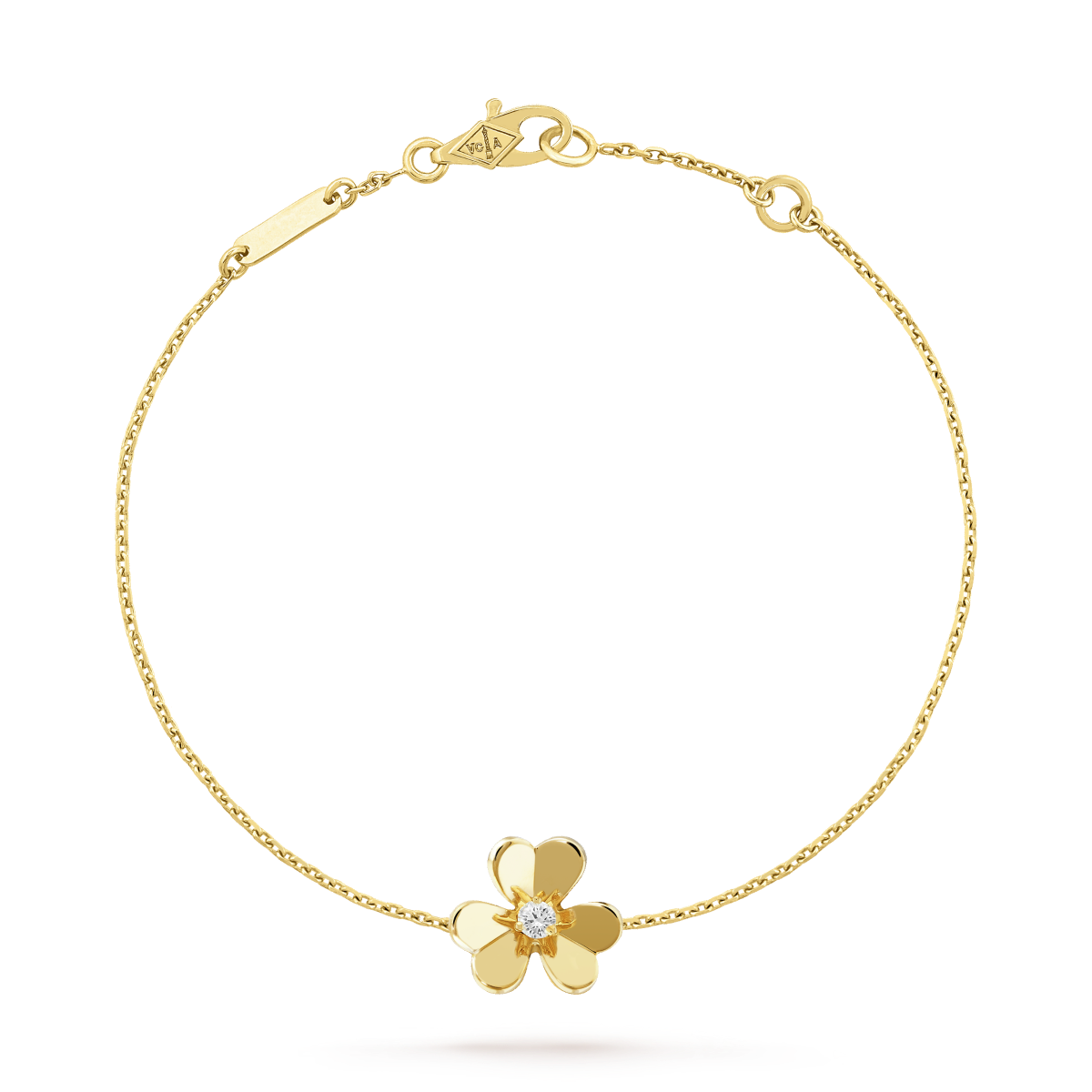 [Psychic Jewelrys]FRIVOLE GOLD FLOWER PINK MALACHITE BRACELET
