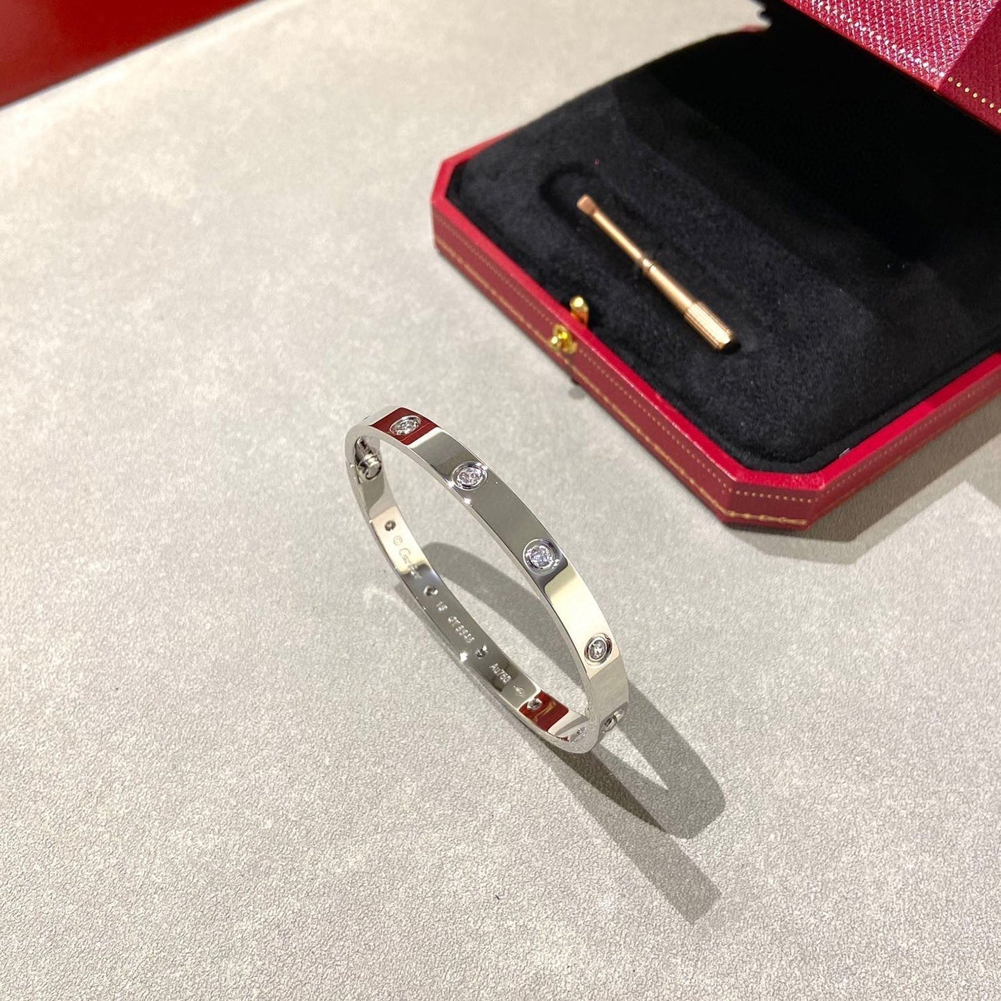 [Psychic Jewelrys]LOVE BRACELET 6.1MM 10 DIAMONDS
