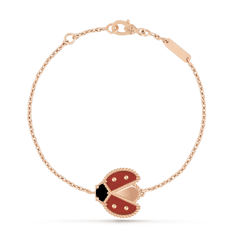 [Psychic Jewelrys]LUCKY SPRING 1 MOTIF PINK GOLD BRACELET