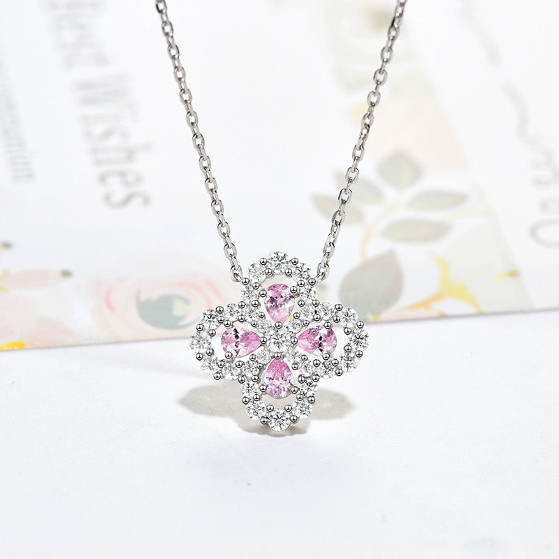 [Psychic Jewelrys]LOOP NECKLACE FULL MOTIF DIAMOND 16MM MULTIPLE COLORS