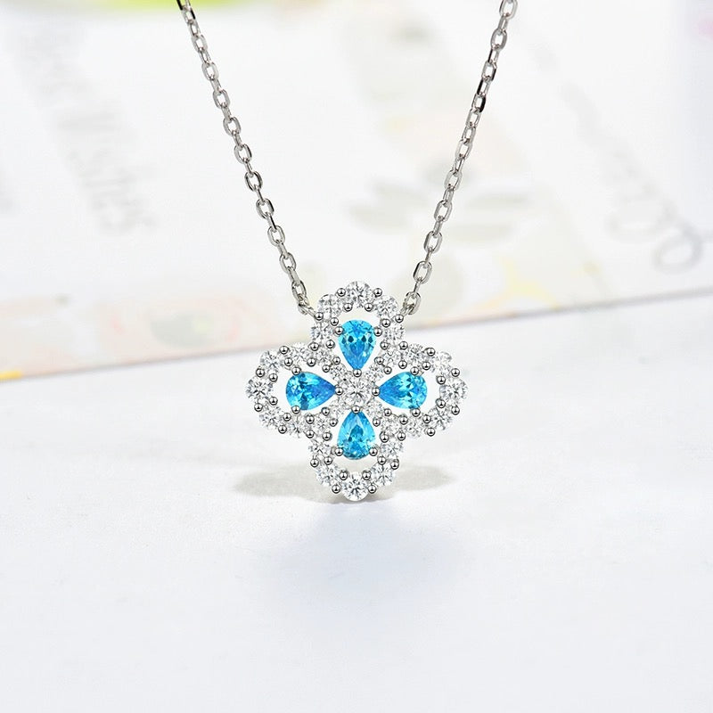 [Psychic Jewelrys]LOOP NECKLACE FULL MOTIF DIAMOND 16MM MULTIPLE COLORS