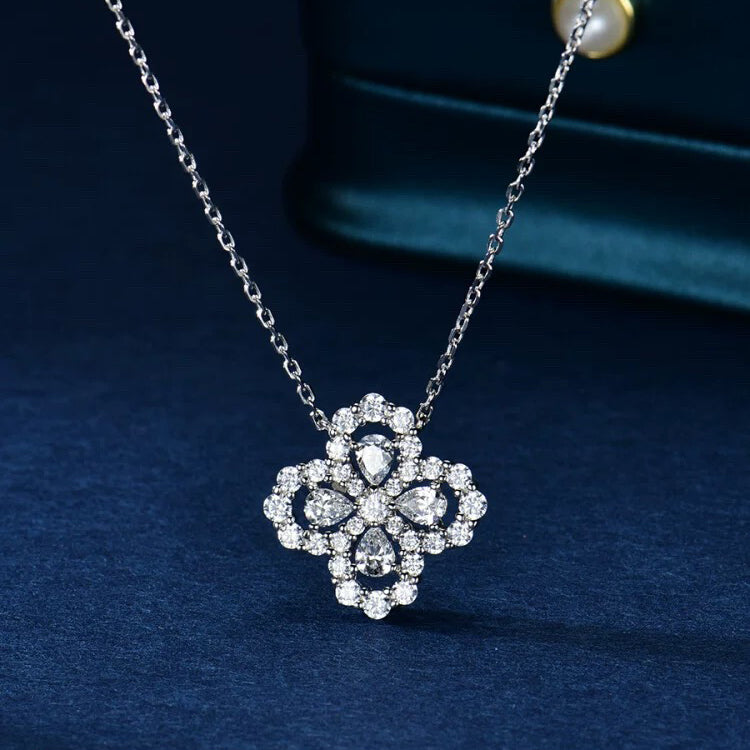 [Psychic Jewelrys]LOOP NECKLACE FULL MOTIF DIAMOND 16MM MULTIPLE COLORS