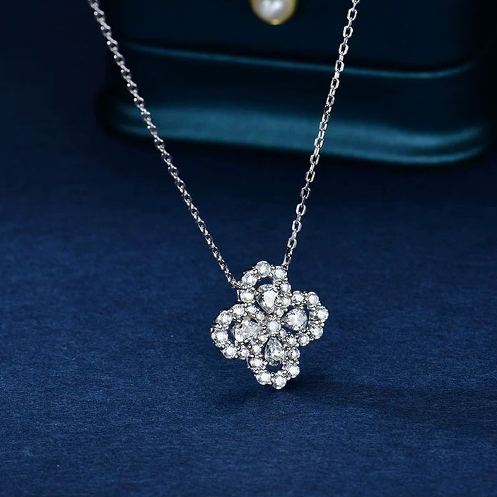 [Psychic Jewelrys]LOOP NECKLACE FULL MOTIF DIAMOND 16MM MULTIPLE COLORS