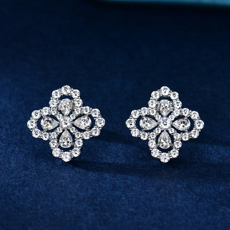 [Psychic Jewelrys]LOOP EARRINGS FULL MOTIF DIAMOND 16MM