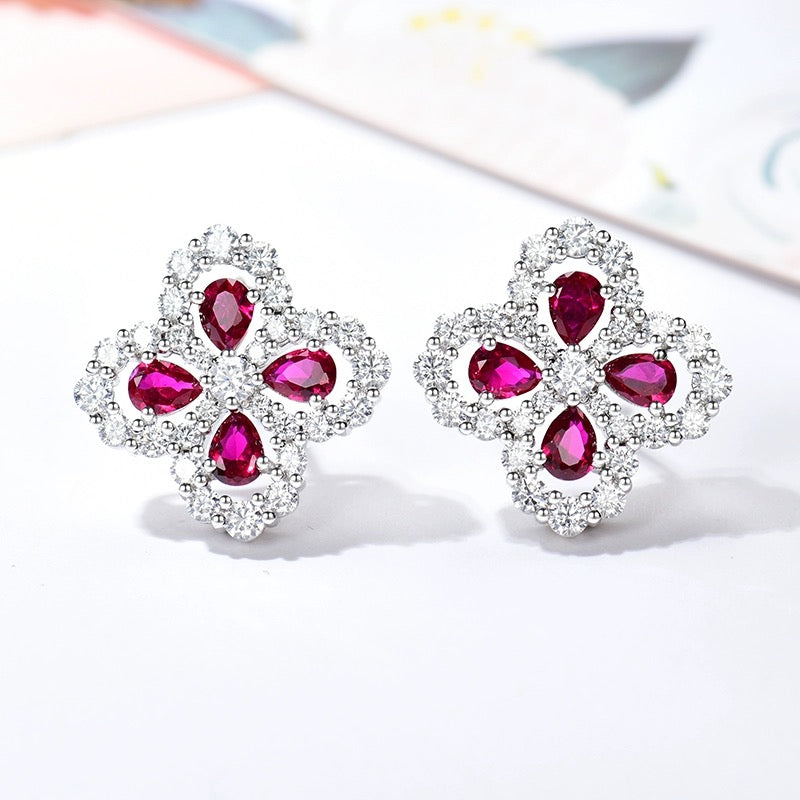 [Psychic Jewelrys]LOOP EARRINGS FULL MOTIF DIAMOND 16MM