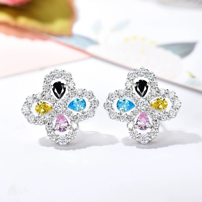 [Psychic Jewelrys]LOOP EARRINGS FULL MOTIF DIAMOND 16MM