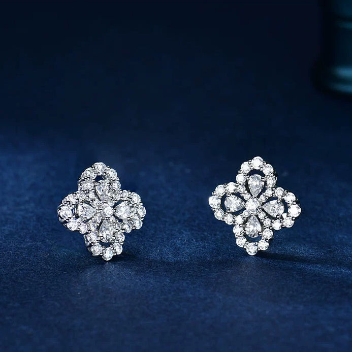 [Psychic Jewelrys]LOOP EARRINGS FULL MOTIF DIAMOND 16MM
