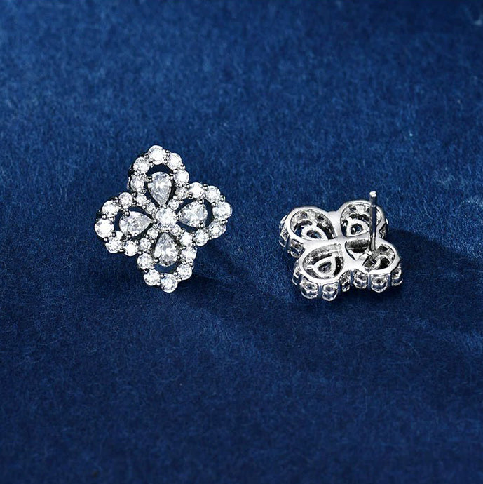[Psychic Jewelrys]LOOP EARRINGS FULL MOTIF DIAMOND 16MM