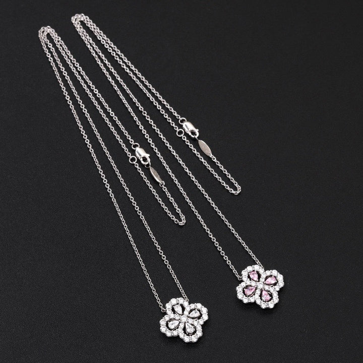 [Psychic Jewelrys]LOOP NECKLACE FULL MOTIF DIAMOND 16MM MULTIPLE COLORS