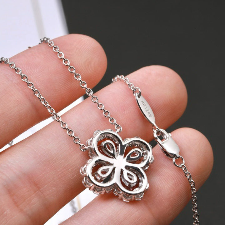 [Psychic Jewelrys]LOOP NECKLACE FULL MOTIF DIAMOND 16MM MULTIPLE COLORS