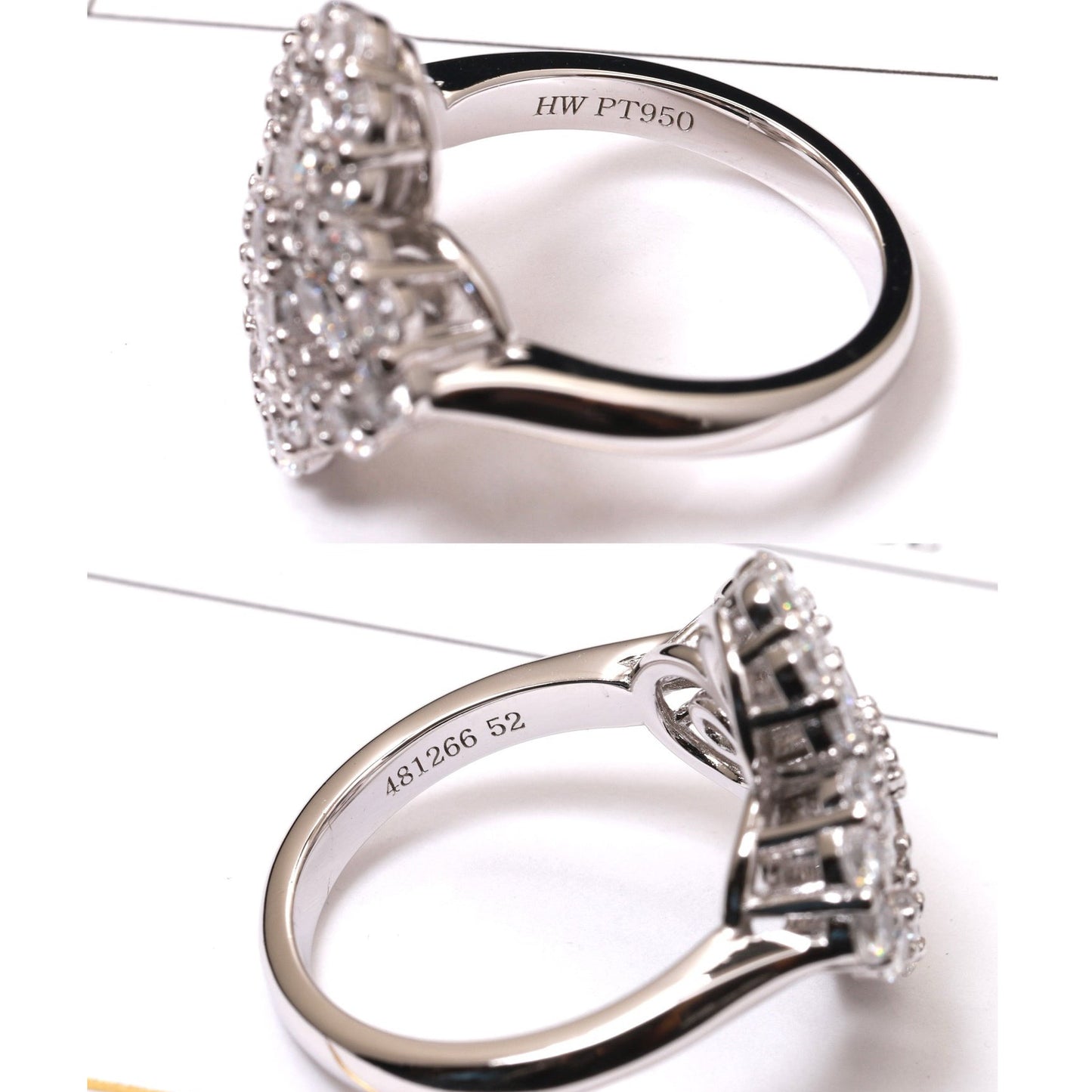 [Psychic Jewelrys]LOOP RING FULL MOTIF DIAMOND 16MM SILVE