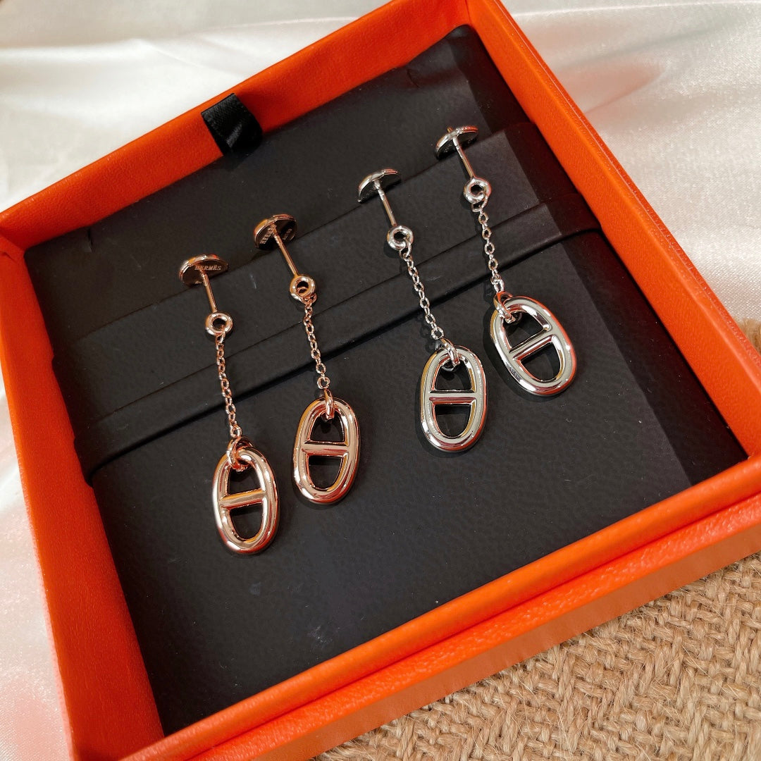 [Psychic Jewelrys]CHAINE TASSEL EARRINGS