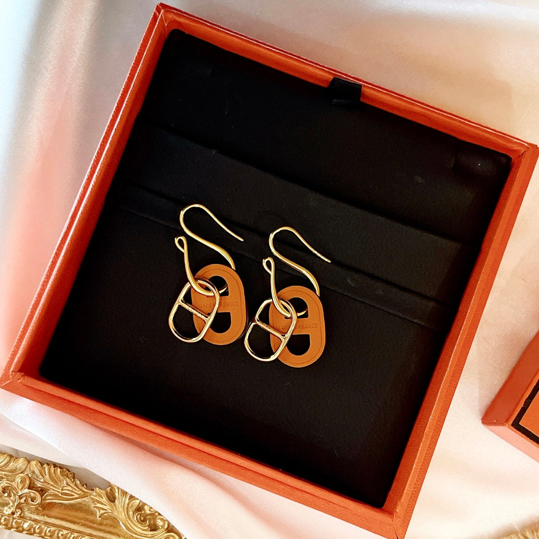 [Psychic Jewelrys]HM O'MAILLON GOLD EARRINGS