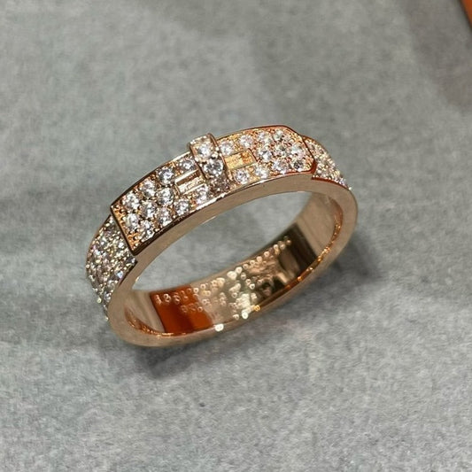 [Psychic Jewelrys]KELLY PINK GOLD DIAMOND RING