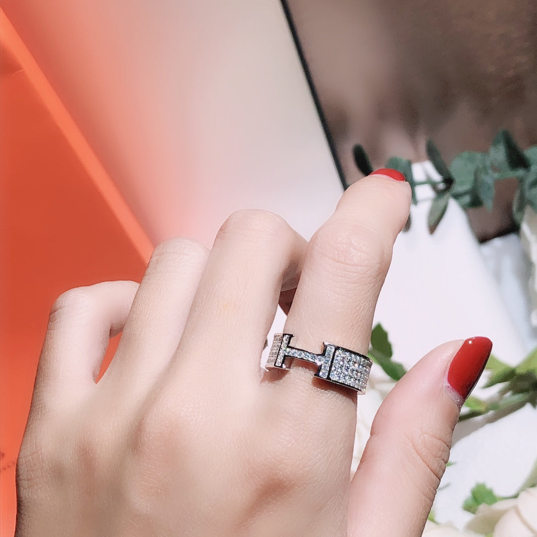 [Psychic Jewelrys]H RING FULL DIAMOND