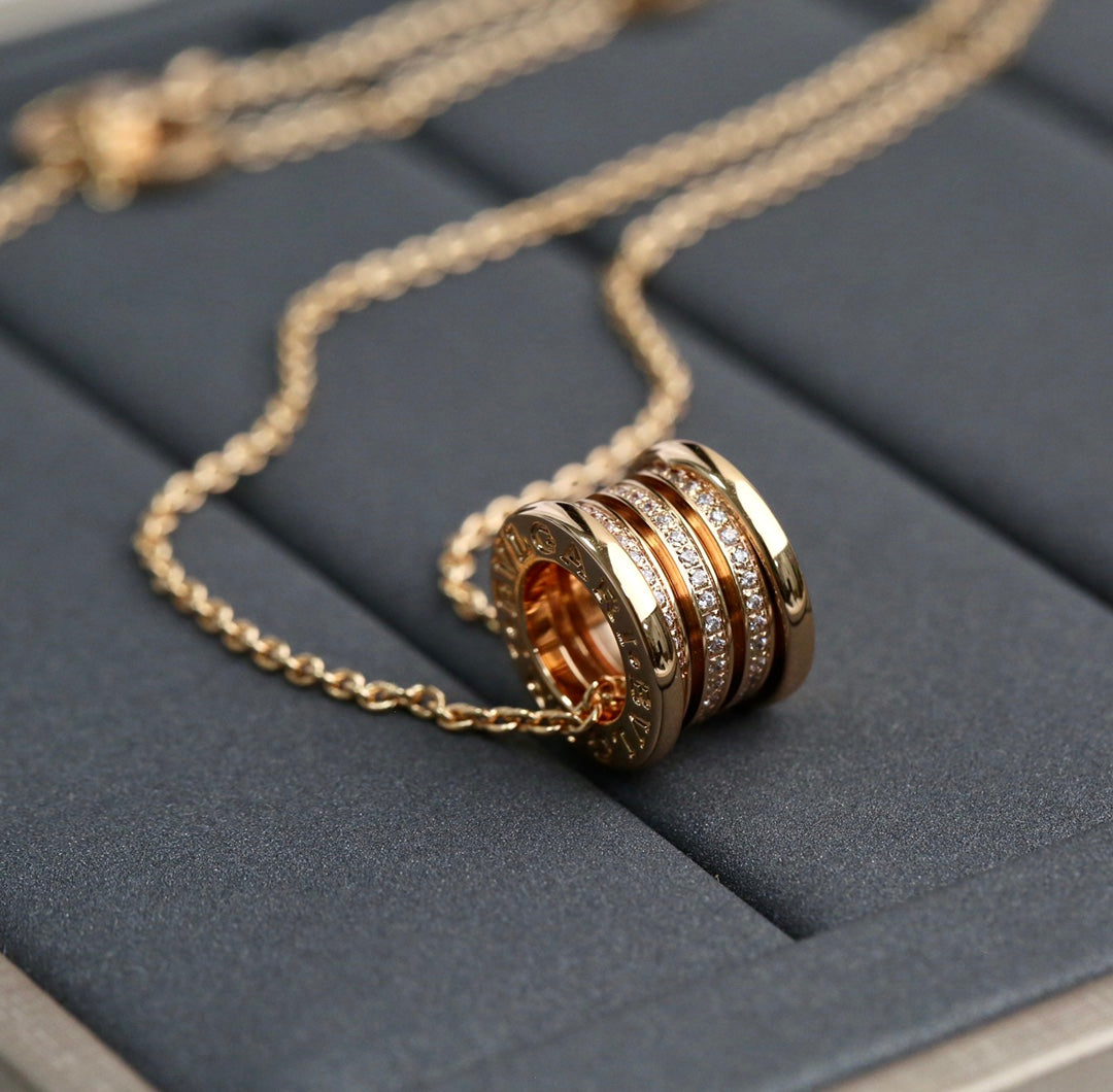 [Psychic Jewelrys]ZERO 1 PINK GOLD DIAMOND NECKLACE